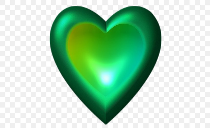 Green Heart Color Desktop Wallpaper, PNG, 500x500px, Watercolor, Cartoon, Flower, Frame, Heart Download Free