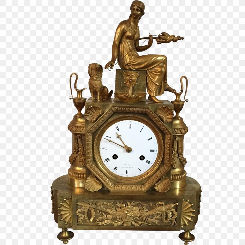 Mantel Clock Antique Ormolu France, PNG, 2048x2048px, Clock, Alfred Beurdeley, Antique, Brass, Bronze Download Free