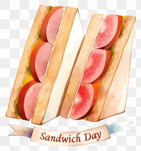 National Sandwich Day - Illustrated Sandwiches For Sandwich Day PNG