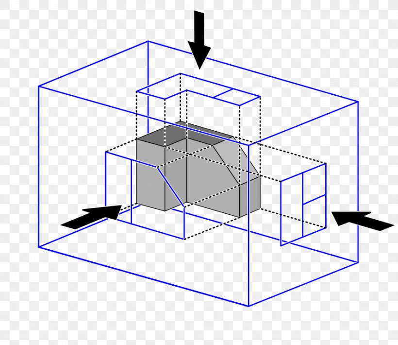 An Introduction To Technical Drawing: Third Angle Projection Multiview Projection Vector Projection, PNG, 886x768px, Multiview Projection, Area, Cutaway Drawing, Descriptive Geometry, Diagram Download Free