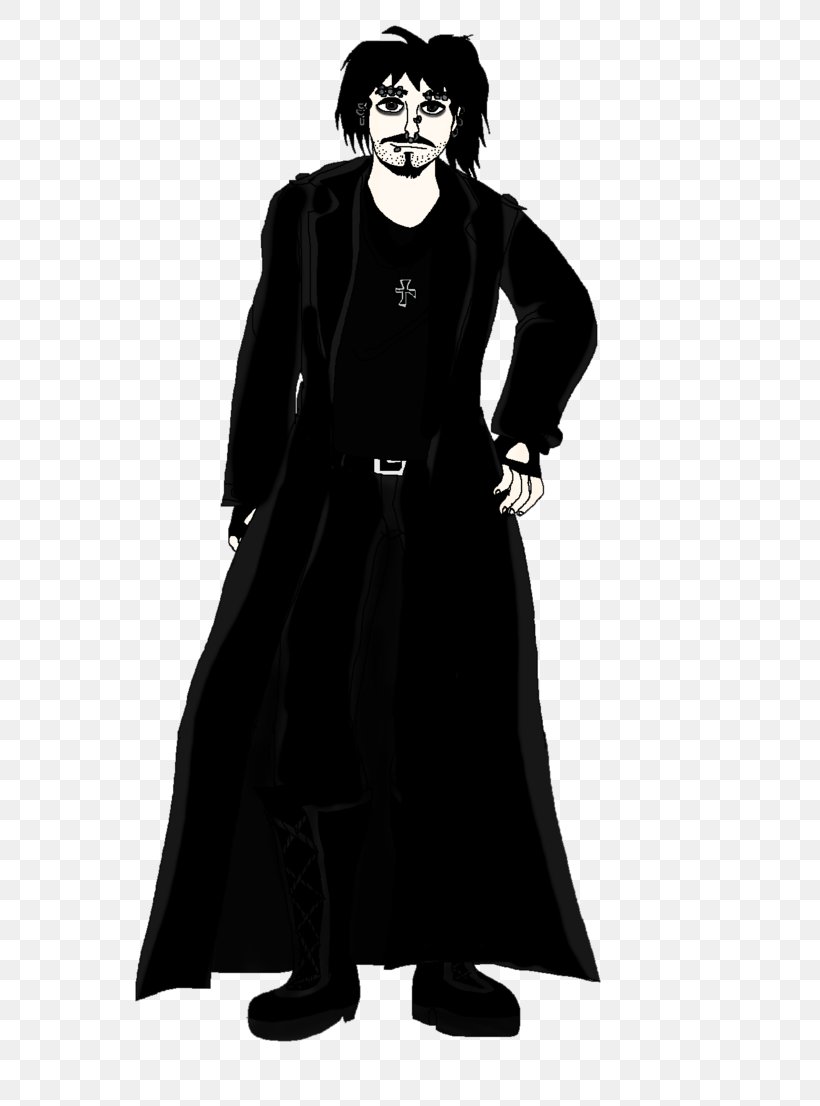 Costume White Character Fiction Black M, PNG, 722x1106px, Costume, Black, Black And White, Black M, Character Download Free