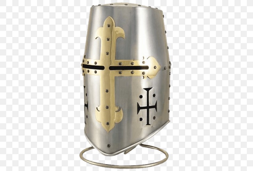 Crusades Middle Ages Great Helm Knights Templar Helmet, PNG, 555x555px, Crusades, Armour, Bascinet, Cylinder, Espadas Y Sables De Toledo Download Free