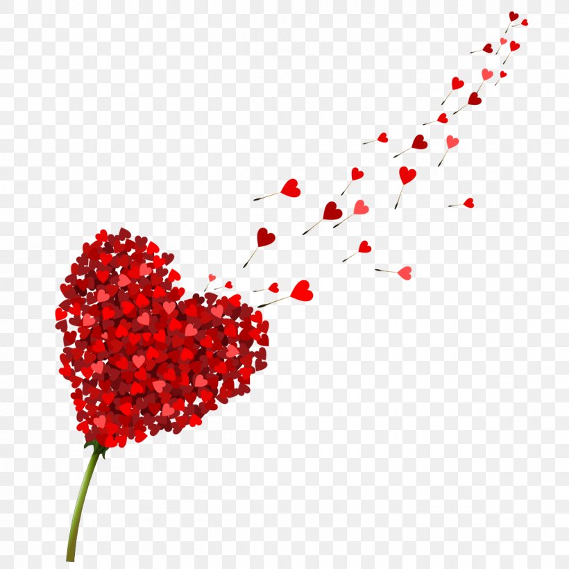 Desktop Wallpaper Love Hearts, PNG, 1200x1200px, Love, Branch, Flora, Flower, Flowering Plant Download Free