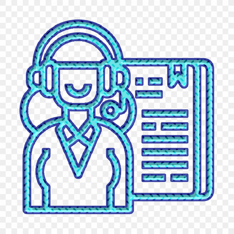 Management Icon Receptionist Icon, PNG, 1166x1166px, Management Icon, Electric Blue, Line, Line Art, Receptionist Icon Download Free