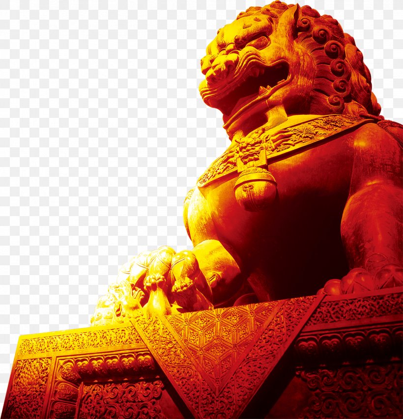 Tiananmen Lion Poster National Day Of The Peoples Republic Of China, PNG, 1433x1491px, Tiananmen, Advertising, Art, Banner, Chinese Guardian Lions Download Free