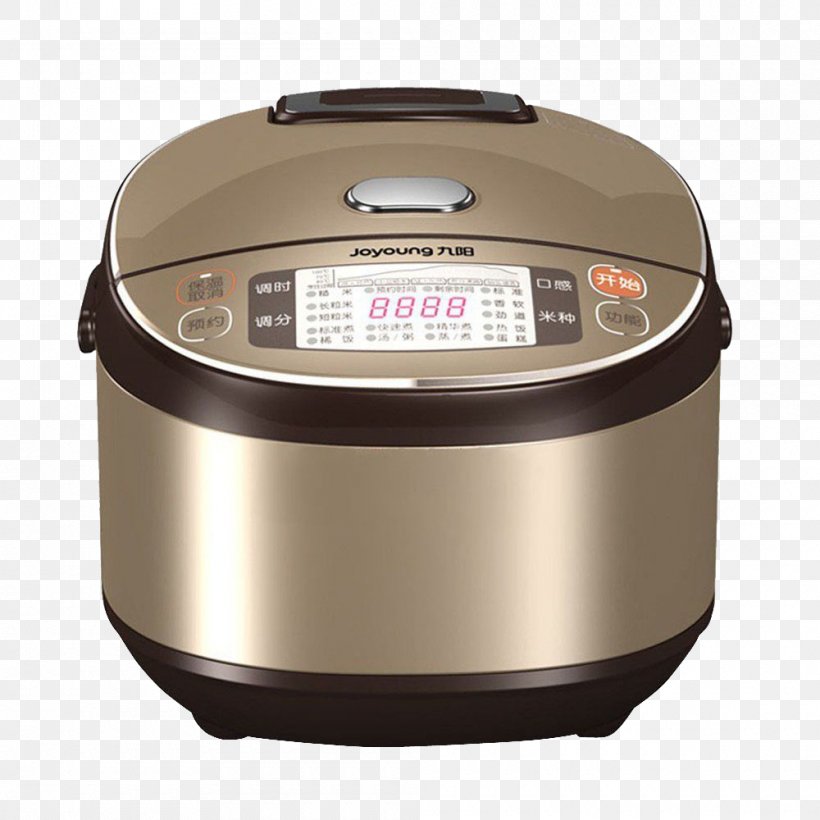 Rice Cooker Joyoung Induction Cooking, PNG, 1000x1000px, Rice Cooker, Cauldron, Cooked Rice, Cooker, Cooking Download Free