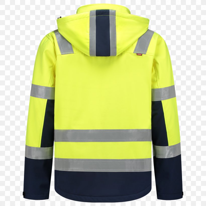 Softshell Jacket Hoodie Polyester ISO 20471, PNG, 1000x1000px, Softshell, Blouson, Bluza, Flame Retardant, Highvisibility Clothing Download Free