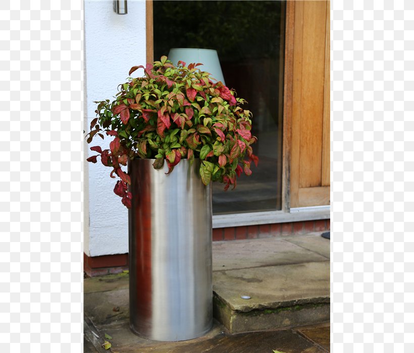 Vase Brushed Metal Flowerpot Stainless Steel, PNG, 700x700px, Vase, Brushed Metal, Cone, Cut Flowers, Cylinder Download Free