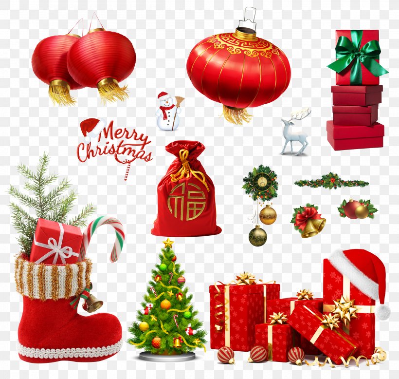 Christmas Ornament Gift Christmas Tree New Year, PNG, 2500x2374px, Santa Claus, Chinese New Year, Christmas, Christmas Decoration, Christmas Ornament Download Free