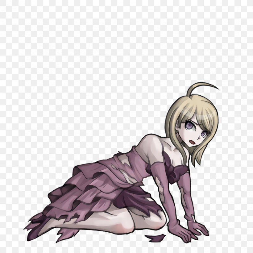 Danganronpa V3: Killing Harmony Sprite Video Game Legendary Creature, PNG, 868x868px, Watercolor, Cartoon, Flower, Frame, Heart Download Free