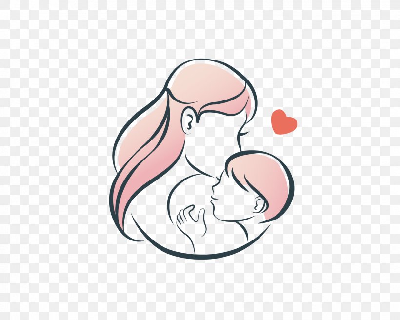 Mother Infant Love Illustration, PNG, 1875x1500px, Watercolor, Cartoon, Flower, Frame, Heart Download Free