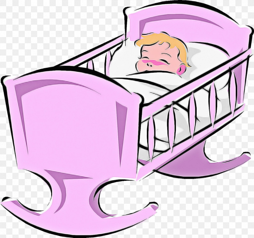 Pink Cartoon Furniture Line Infant Bed, PNG, 1200x1129px, Pink, Cartoon, Furniture, Infant Bed, Line Download Free