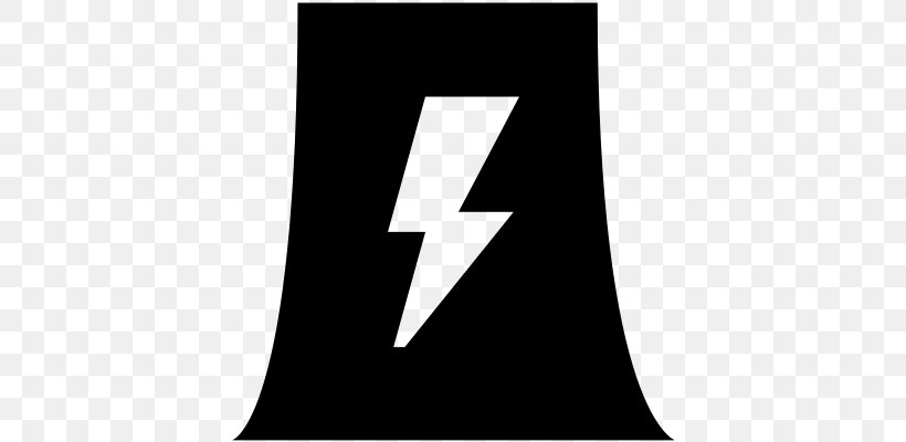 Power Station Electricity Energy Icon Design, PNG, 400x400px, Power Station, Black, Black And White, Brand, Building Download Free