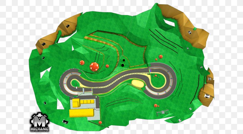 Mario & Luigi Mario Kart Mario Series, PNG, 640x454px, Luigi, Amphibian, Area, Celebrity, Grass Download Free