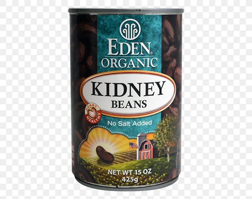 Organic Food Red Beans And Rice Eden Foods Inc. Kidney Bean, PNG, 650x650px, Organic Food, Bean, Canning, Chickpea, Common Bean Download Free