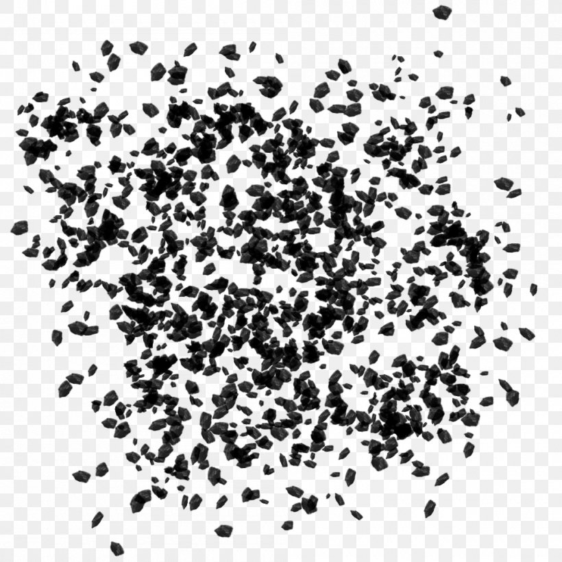 Crushed Stone Gravel, PNG, 1000x1000px, Stone, Black And White, Cartoon, Crushed Stone, Drawing Download Free