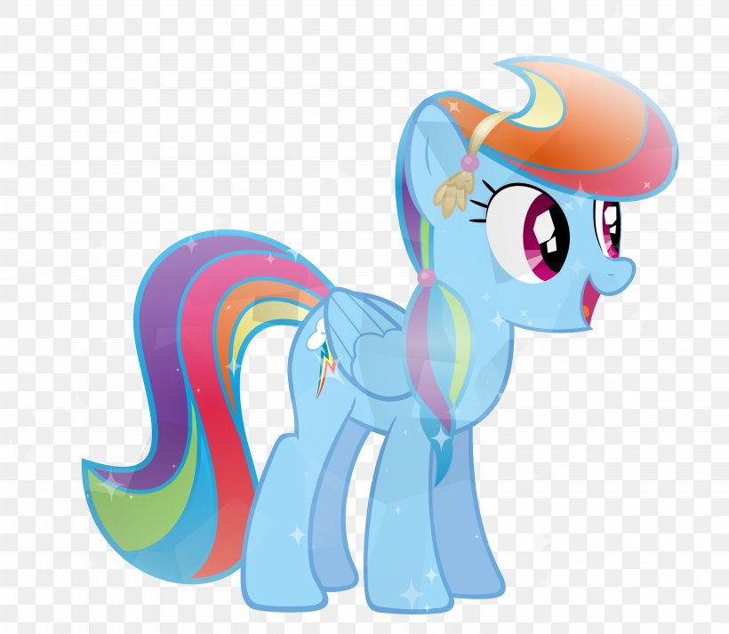 Rainbow Dash Pony Pinkie Pie Rarity Applejack, PNG, 6001x5224px, Rainbow Dash, Animal Figure, Applejack, Cartoon, Crystal Empire Part 2 Download Free