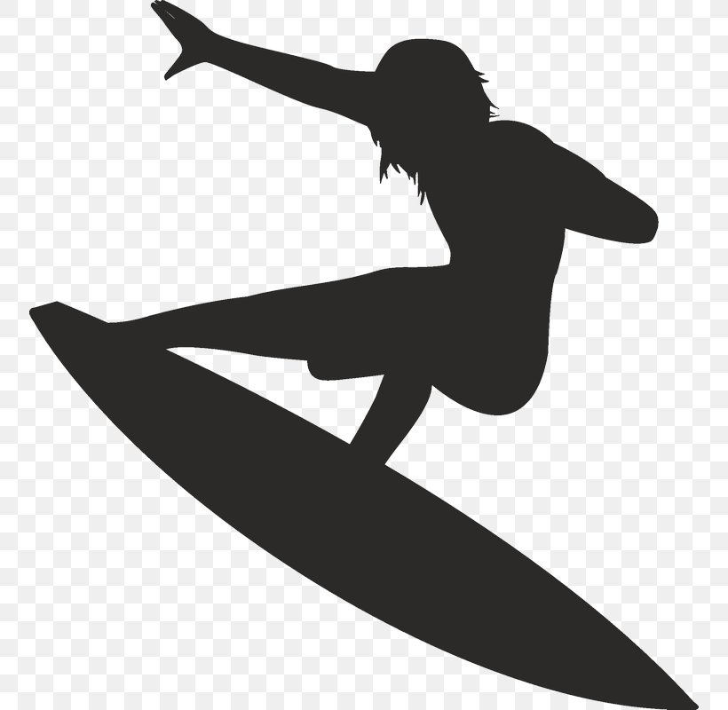 Silhouette Surfing Surfboard, PNG, 800x800px, Silhouette, Arm, Black And White, Drawing, Joint Download Free