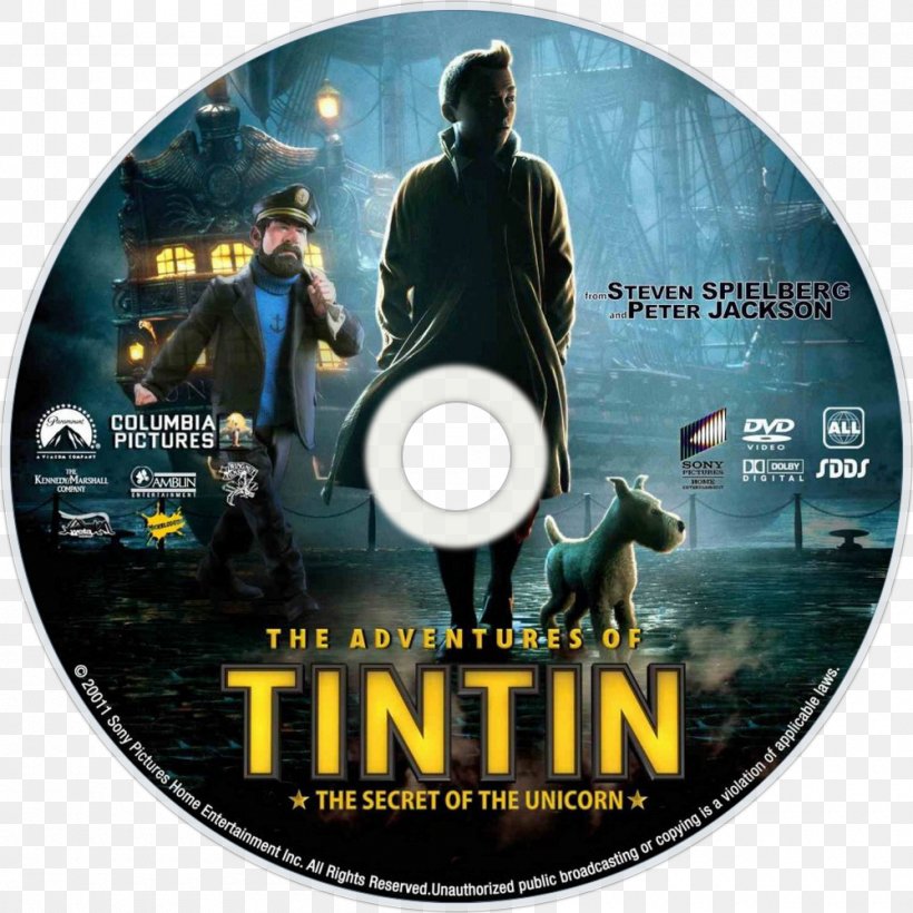 The Adventures Of Tintin DVD Film, PNG, 1000x1000px, Tintin, Adventures Of Tintin, Character, Compact Disc, Disk Image Download Free