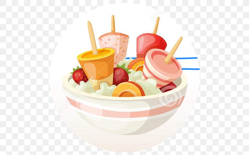 Sundae Frozen Yogurt Fruit Salad Juice Ice Cream, PNG, 512x512px, Sundae, Cuisine, Dairy Product, Dessert, Dish Download Free