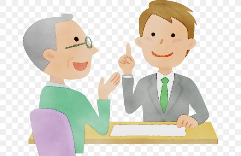 Cartoon Sharing Conversation Job Gesture, PNG, 800x533px, Watercolor, Animation, Businessperson, Cartoon, Conversation Download Free
