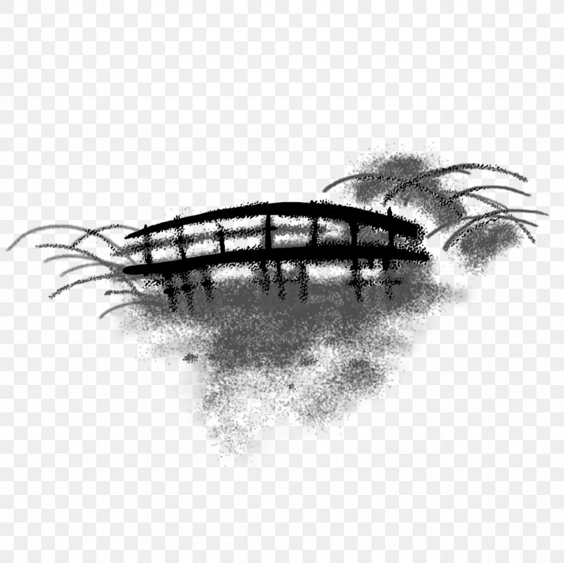 Ink Wash Painting Shan Shui Bridge Illustration, PNG, 1181x1181px, Ink Wash Painting, Arch Bridge, Black, Black And White, Bridge Download Free