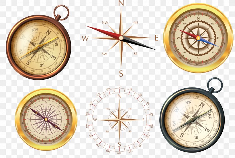 Middle Ages Compass Navigation, PNG, 2404x1618px, Middle Ages, Brand, Clock, Compas, Compass Download Free