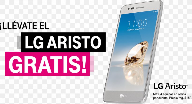 Smartphone Feature Phone LG Aristo LG K8 (2017), PNG, 1368x743px, Smartphone, Advertising, Brand, Cellular Network, Communication Device Download Free