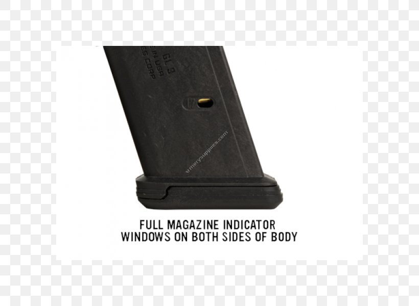 MAGPUL PMAG FOR GLOCK 17 17RD BLK Magpul Industries PMAG 17 GL9 Glock G17 9x19mm Parabellum MAG546, PNG, 600x600px, 919mm Parabellum, Magpul Industries, Glock, Glock 17, Glock Gesmbh Download Free