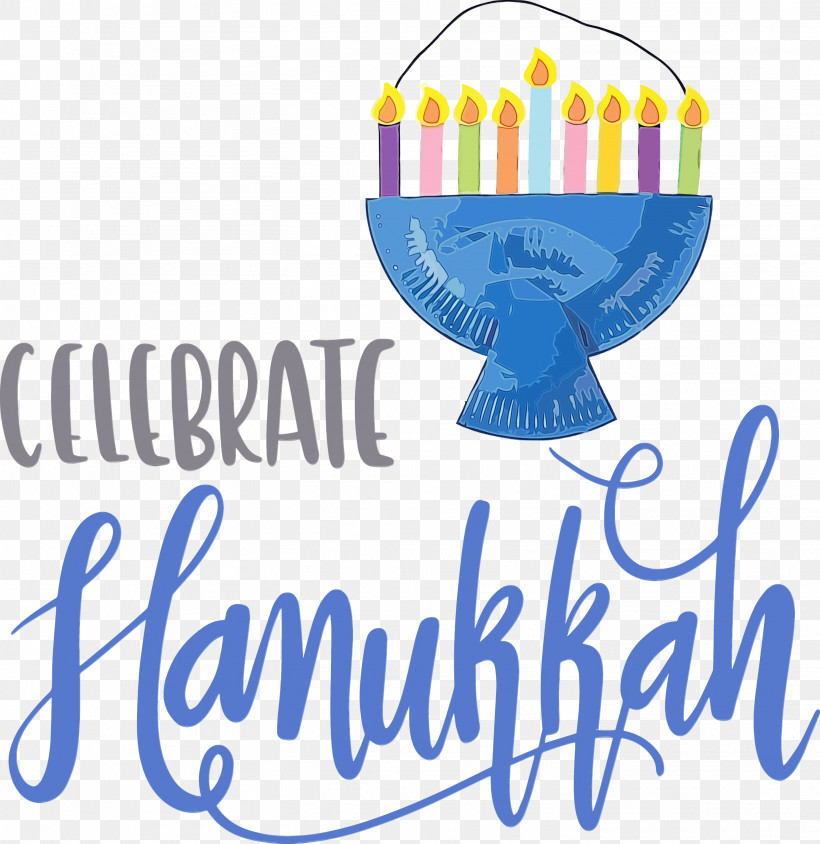 Cartoon Silhouette Logo Painting Typography, PNG, 2913x3000px, Hanukkah, Calligraphy, Cartoon, Happy Hanukkah, Logo Download Free