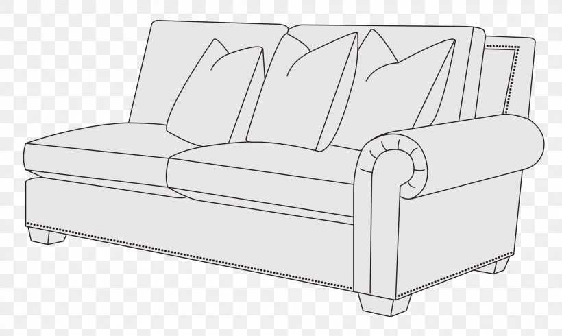 Couch Chair, PNG, 2000x1196px, Couch, Black And White, Chair, Furniture, Line Art Download Free