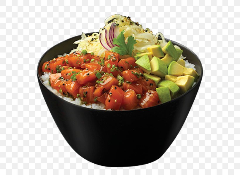 Poke Vegetarian Cuisine Sushi Salmon Teriyaki, PNG, 600x600px, Poke, Asian Food, Bowl, Cuisine, Dish Download Free