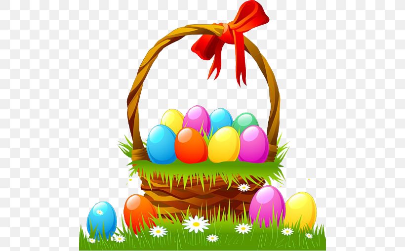 Easter Bunny Easter Basket Easter Egg Clip Art, PNG, 500x508px, Easter Bunny, Basket, Easter, Easter Basket, Easter Egg Download Free
