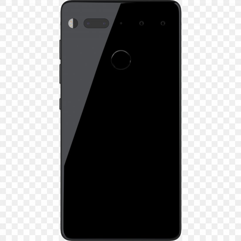 Essential Phone Smartphone Telephone Essential Products Android, PNG, 2763x2763px, Essential Phone, Android, Andy Rubin, Black, Communication Device Download Free