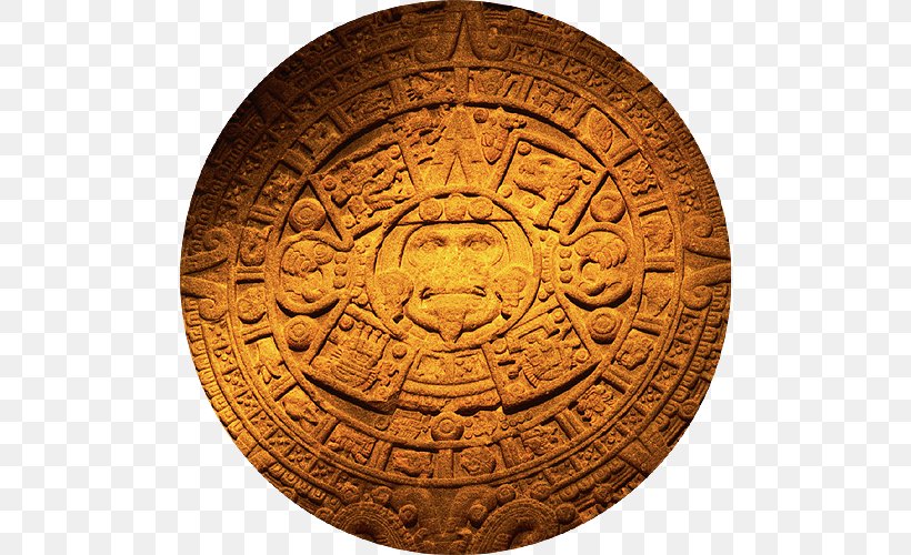 Mexico City Aztec Calendar Stone Maya Civilization Wallpaper, PNG, 500x500px, Mexico City, Ancient History, Archaeological Site, Artifact, Aztec Download Free