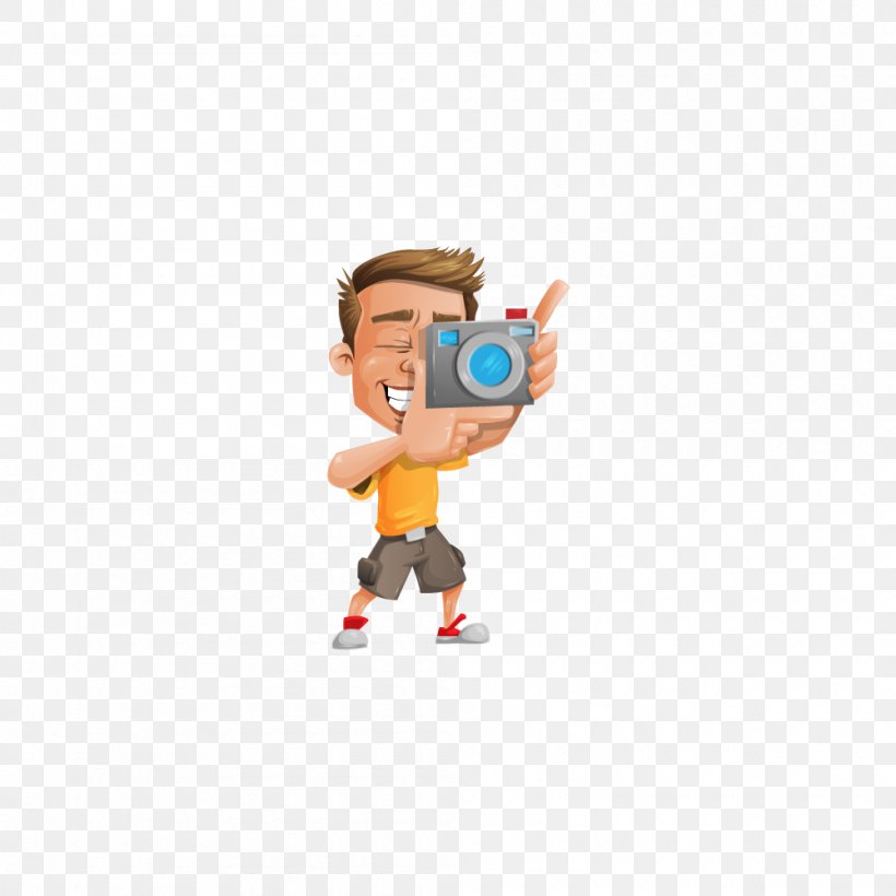 Photographer Photography Character Illustration, PNG, 1000x1000px, Photographer, Camera Operator, Cartoon, Character, Photography Download Free
