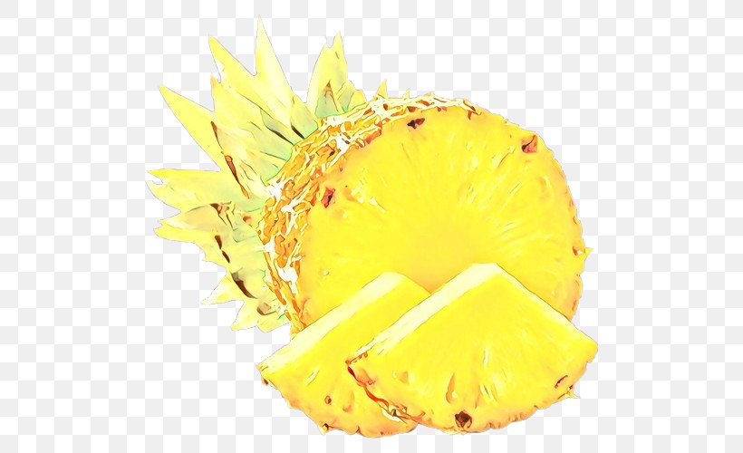 Yellow Background, PNG, 500x500px, Pineapple, Ananas, Food, Fruit, Plant Download Free