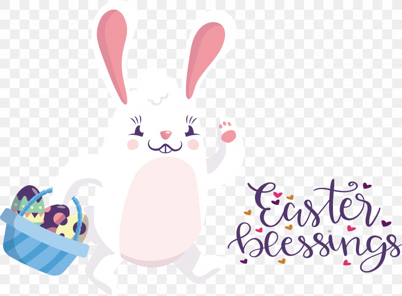 Easter Bunny, PNG, 3484x2569px, Easter Bunny, Cartoon, Material, Rabbit, Stuffed Toy Download Free
