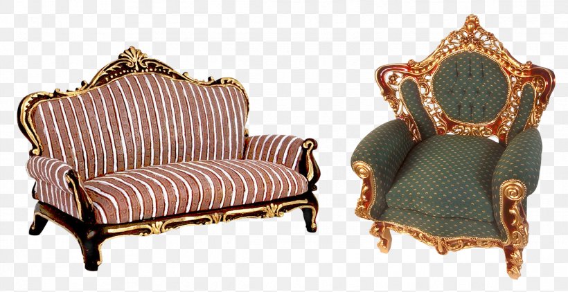 Furniture Baroque Wing Chair Couch, PNG, 2336x1204px, Furniture, Baroque, Chair, Color Wash, Commode Download Free
