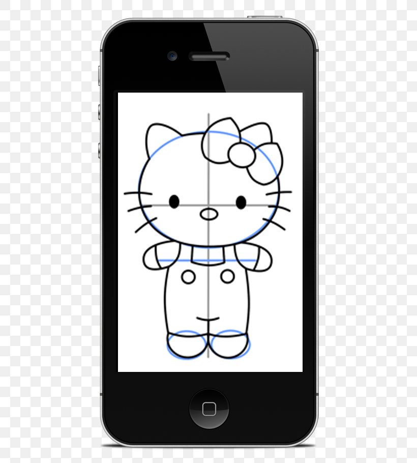 Hello Kitty Drawing Cat Mashimaro Cartoon, PNG, 496x910px, Hello Kitty, Area, Art, Black And White, Cartoon Download Free