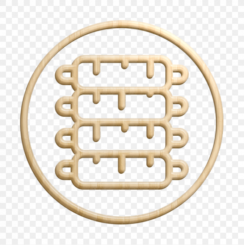 Ribs Icon Restaurant Icon Bbq Icon, PNG, 1236x1238px, Ribs Icon, Bbq Icon, Beige, Brass, Metal Download Free