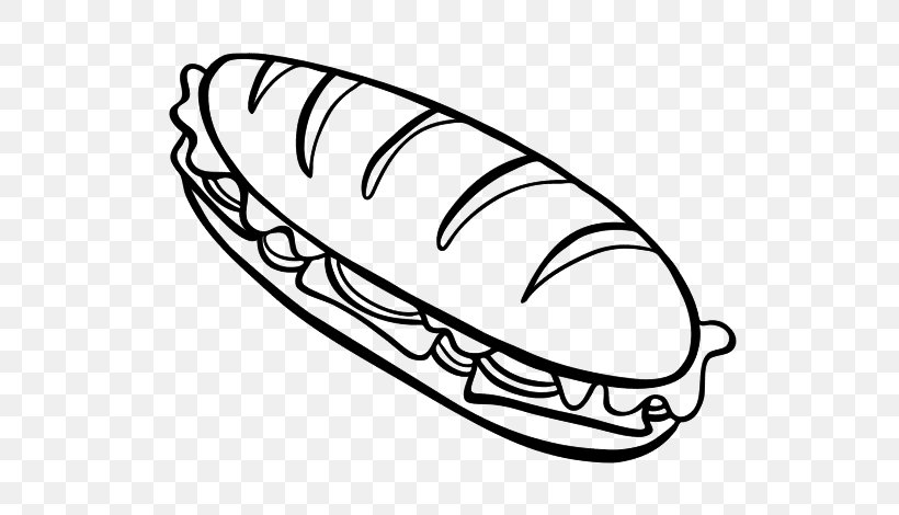 Submarine Sandwich Cheese Sandwich Subway, PNG, 600x470px, Submarine Sandwich, Black And White, Bread, Cartoon, Cheese Download Free