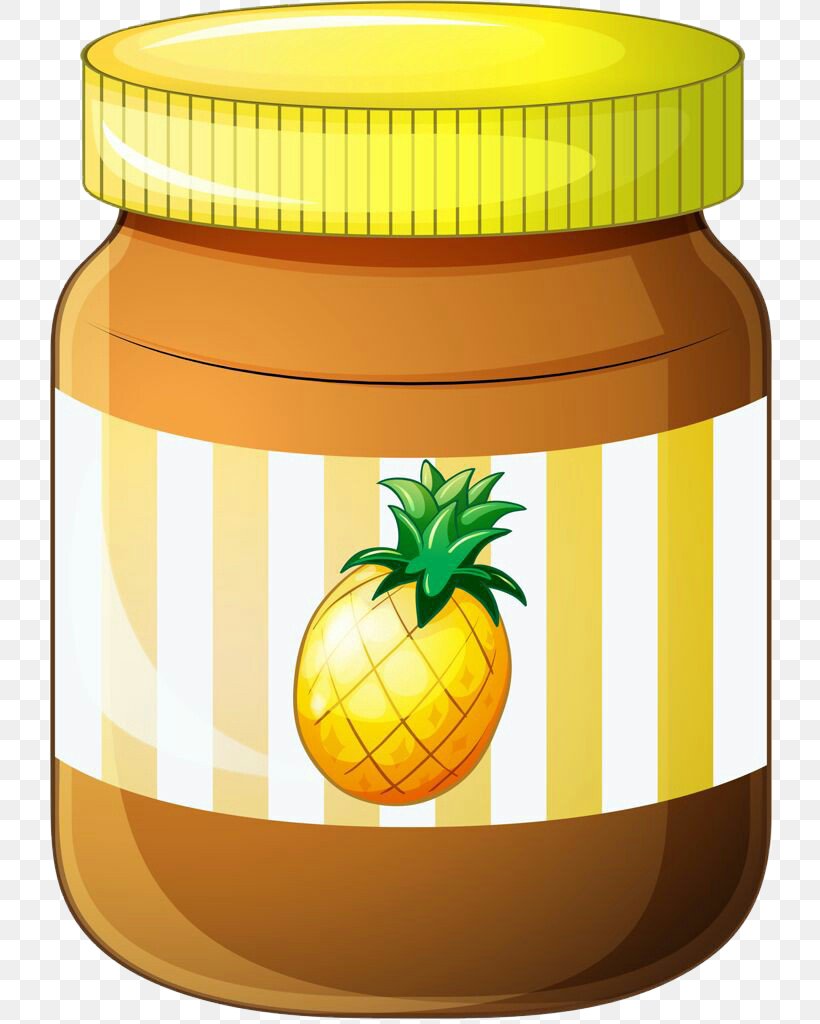 Pineapple Fruit Preserves Clip Art, PNG, 724x1024px, Pineapple, Art, Bottle, Drawing, Food Download Free