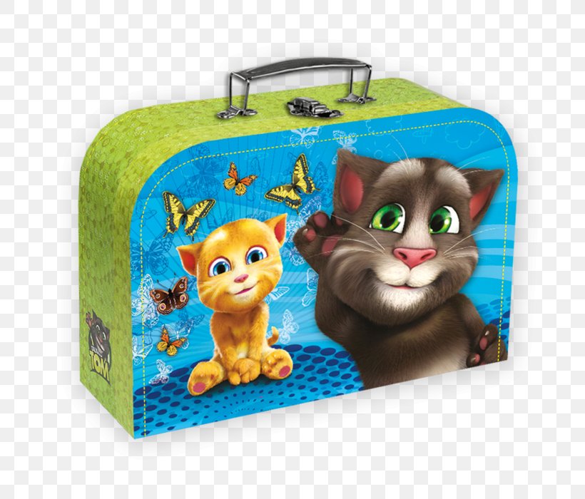 Paper Suitcase Talking Tom And Friends Talking Angela Centimeter, PNG, 700x700px, Paper, Box, Carbon Paper, Cat, Cat Like Mammal Download Free