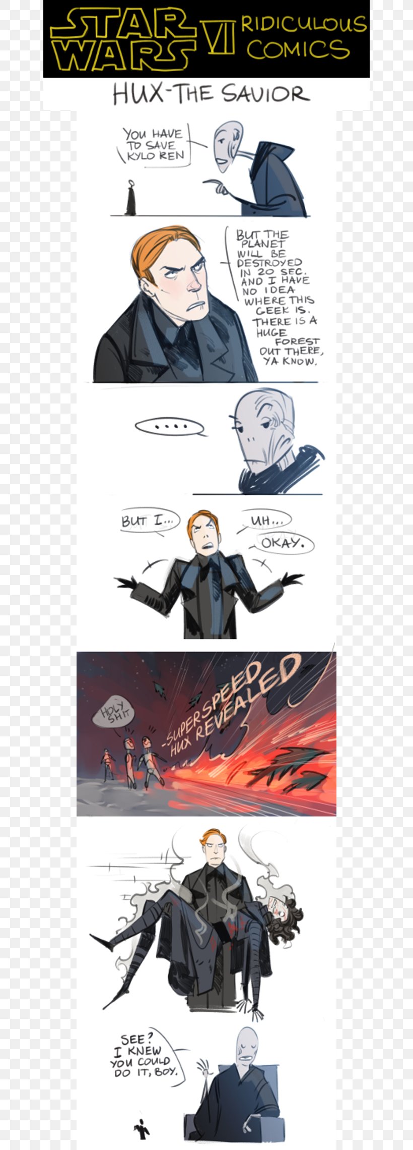 General Hux Star Wars Episode VII Comics Supreme Leader Snoke Kylo Ren, PNG, 648x2280px, General Hux, Cartoon, Character, Comics, Fiction Download Free