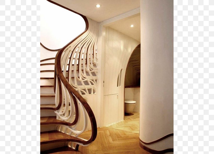 Stairs Handrail House Wall, PNG, 585x590px, Stairs, Baluster, Bathroom, Ceiling, Door Download Free