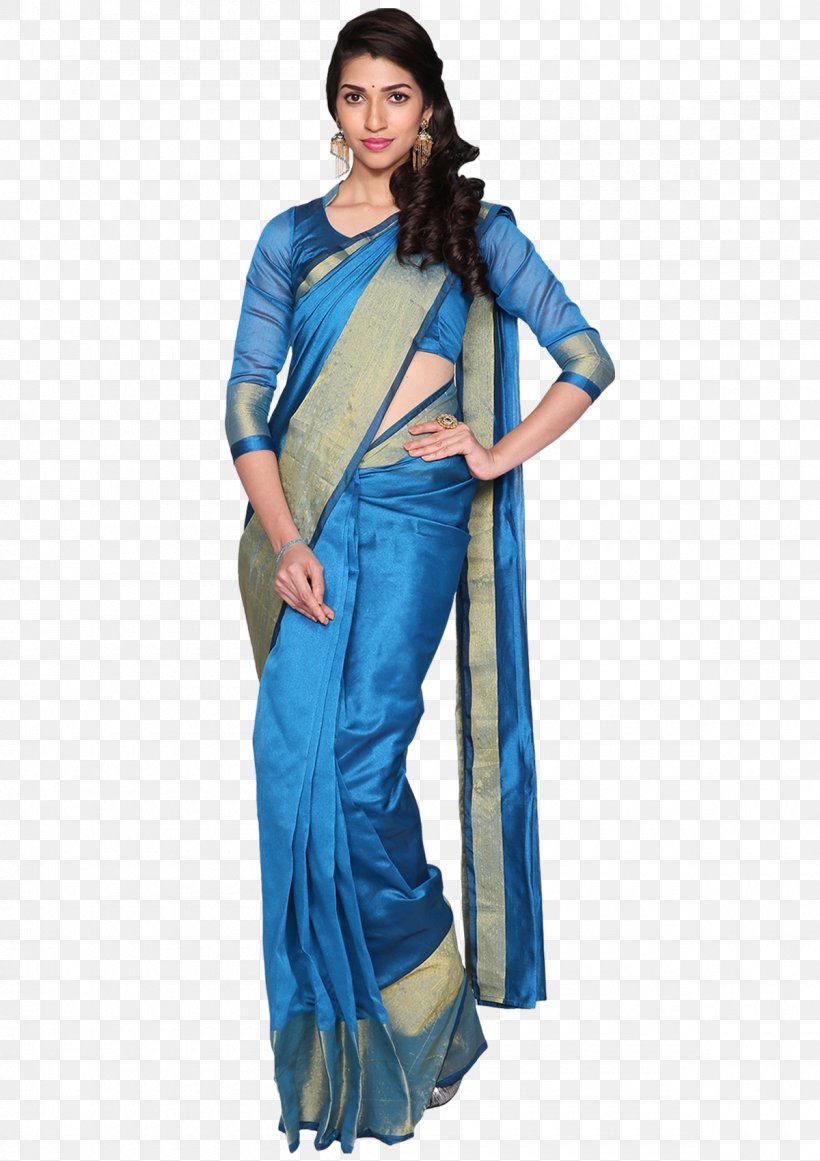 Banarasi Sari Silk Clothing Dress, PNG, 1200x1700px, Sari, Aqua, Banarasi Sari, Blue, Clothing Download Free