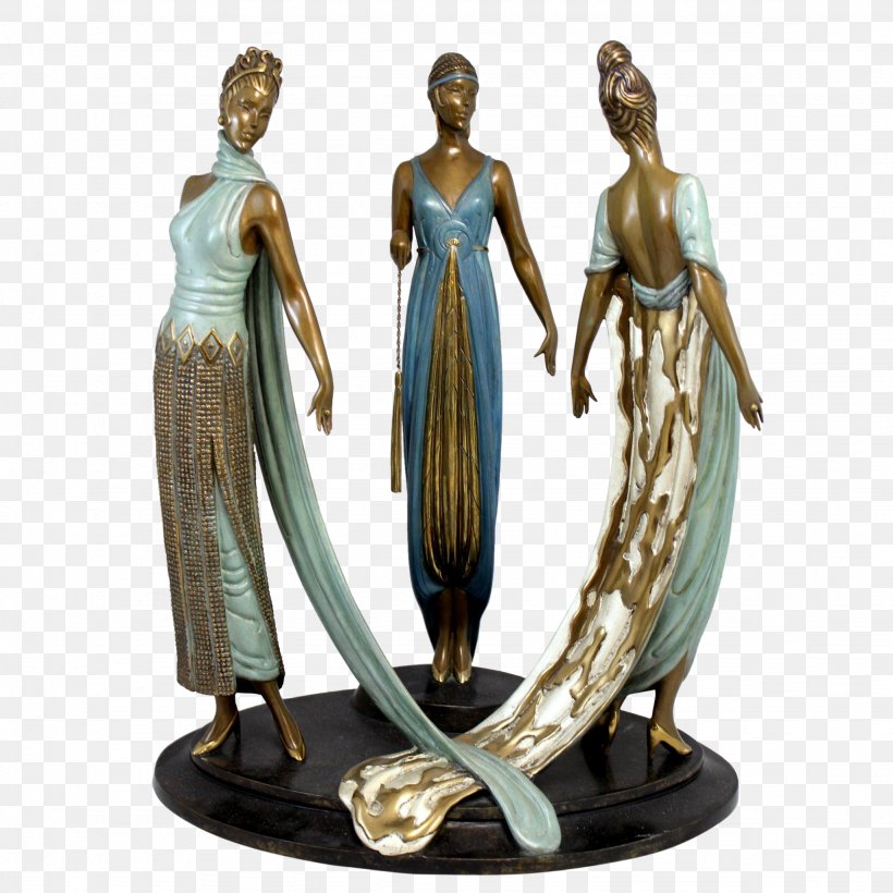 Bronze Sculpture Erté Sculpture The Three Graces Figurine Art Deco, PNG, 2048x2048px, Bronze Sculpture, Art, Art Deco, Art Nouveau, Bronze Download Free