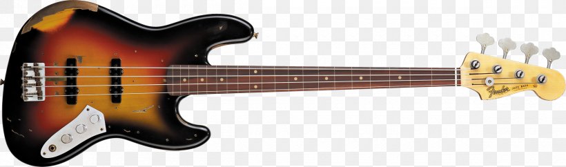 Fender Jazz Bass Bass Guitar Fender Musical Instruments Corporation Fender Precision Bass Fender Custom Shop, PNG, 2400x710px, Watercolor, Cartoon, Flower, Frame, Heart Download Free