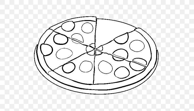 Pizza Hut Coloring Book Italian Cuisine Pepperoni, PNG, 600x470px, Pizza, Area, Black And White, Cheese, Cicis Download Free
